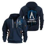 Hoodie Half Zipper Exclusive Logo Gift For Agricultural Tractor Enthusiasts CAR032