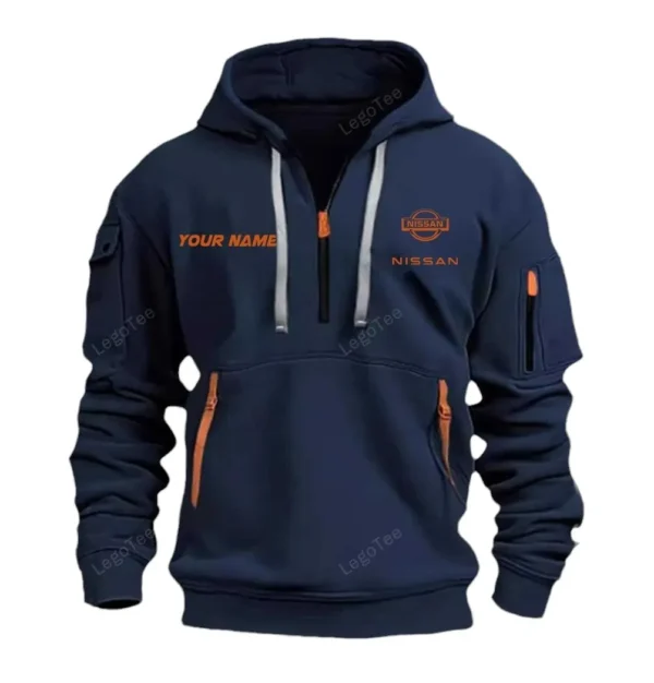 Crossover SUV Hoodie Half Zipper, Exclusive Logo Hoodie For Crossover SUV Enthusiasts CAR042