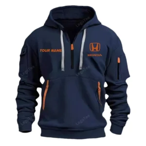 Hoodie Half Zipper Exclusive Logo Gift For Mid-Size Auto Enthusiasts CAR042