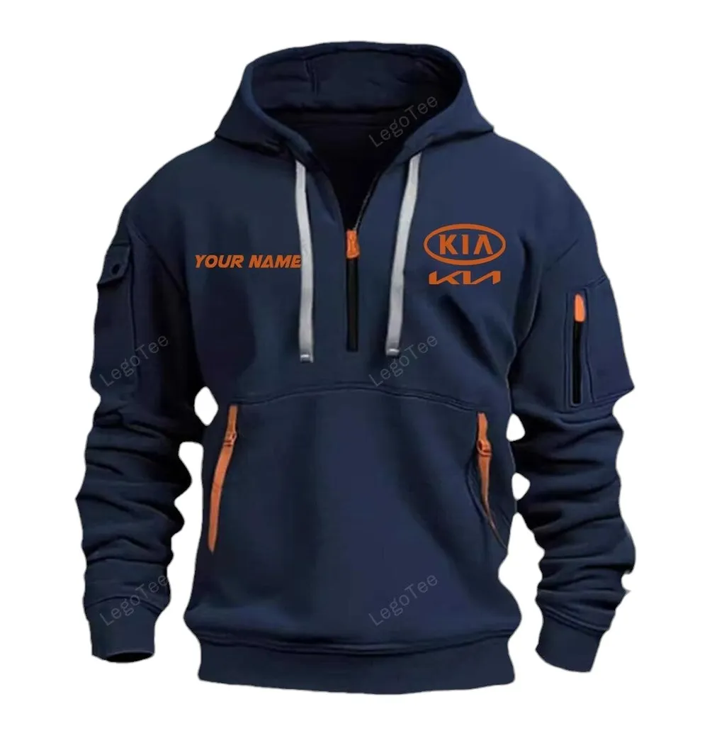 Hoodie Half Zipper Exclusive Logo Gift For Affordable Auto Enthusiasts CAR042