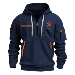 Hoodie Half Zipper Exclusive Logo Gift For French Auto Enthusiasts CAR042