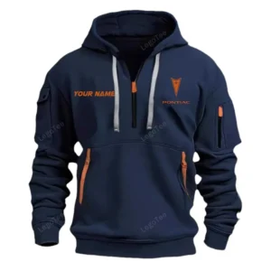 Hoodie Half Zipper Exclusive Logo Gift For Classic American Car Enthusiasts CAR042