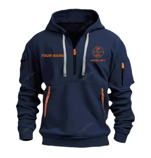 Hoodie Half Zipper Exclusive Logo Gift For Muscle Legend Enthusiasts CAR042