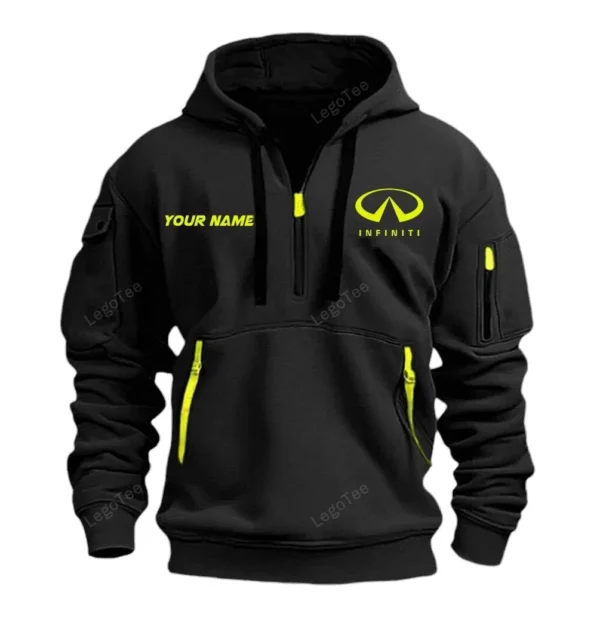 Track Monster Hoodie Half Zipper, Exclusive Logo Hoodie For Track Monster Enthusiasts CAR042 - Image 2