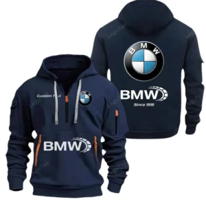 Hoodie Half Zipper Exclusive Logo Gift For Business Car Enthusiasts CAR052