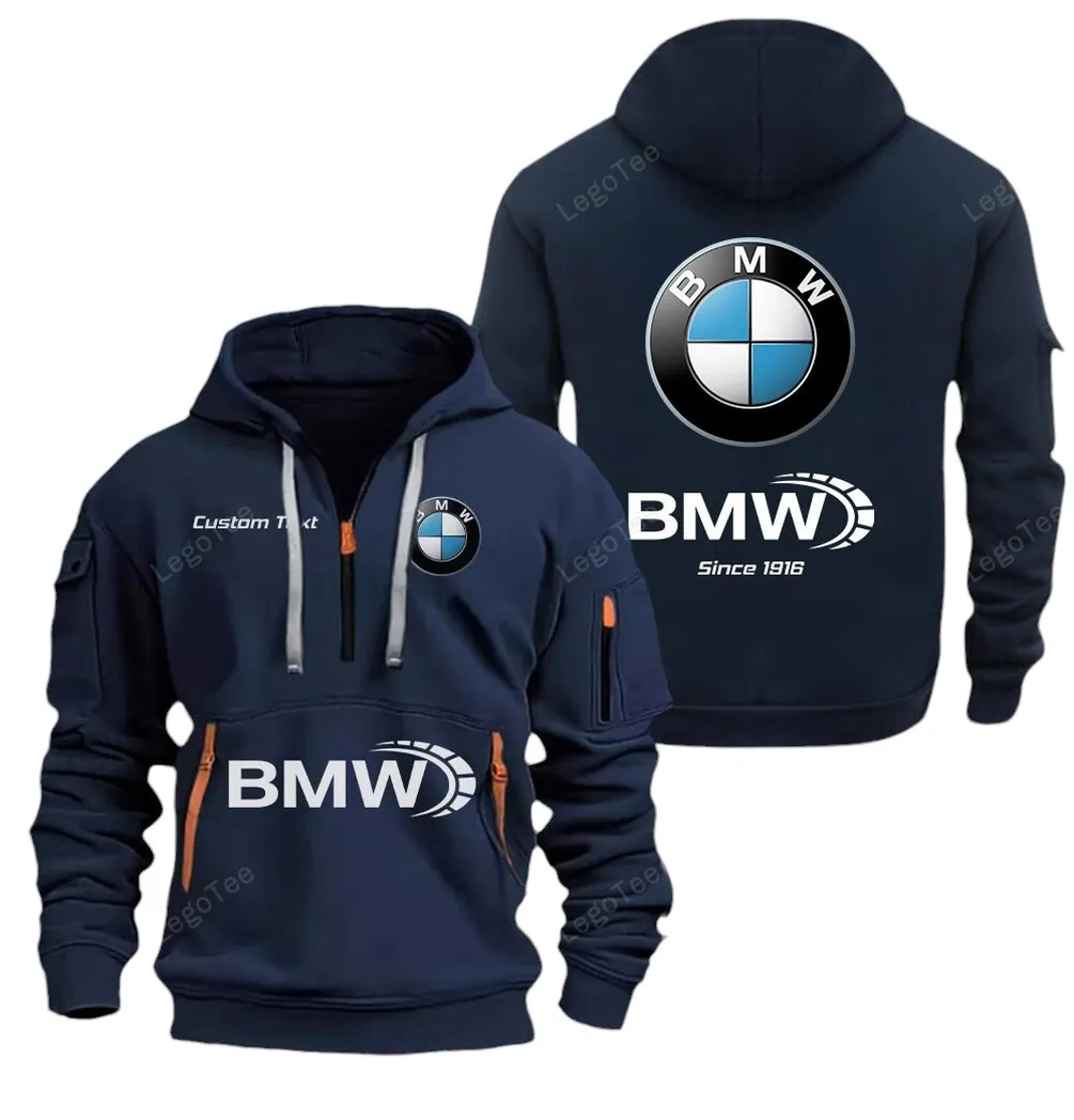 Hoodie Half Zipper Exclusive Logo Gift For Business Car Enthusiasts CAR052