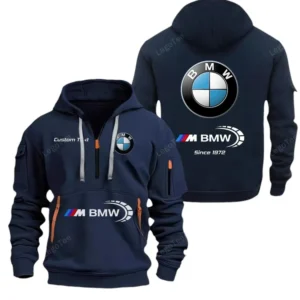 Hoodie Half Zipper Exclusive Logo Gift For Motorsport Edition Car Enthusiasts CAR052