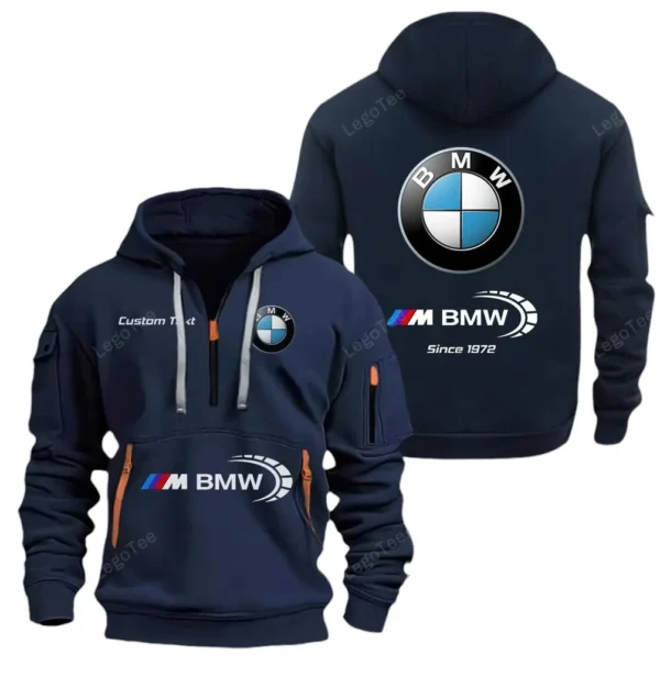 Hoodie Half Zipper Exclusive Logo Gift For Motorsport Edition Car Enthusiasts CAR052