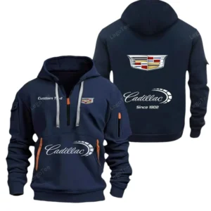 Hoodie Half Zipper Exclusive Logo Gift For Luxury SUV Auto Enthusiasts CAR052