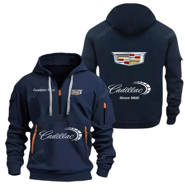 Hoodie Half Zipper Exclusive Logo Gift For Luxury SUV Auto Enthusiasts CAR052