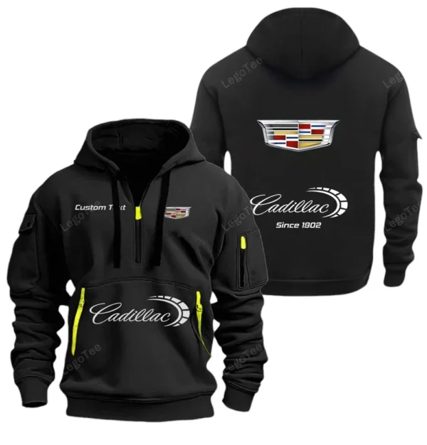 Hoodie Half Zipper Exclusive Logo Gift For Luxury SUV Auto Enthusiasts CAR052 - Image 2
