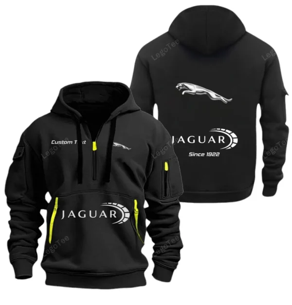Hoodie Half Zipper Exclusive Logo Gift For Premium Off-Road Auto Enthusiasts CAR052 - Image 2