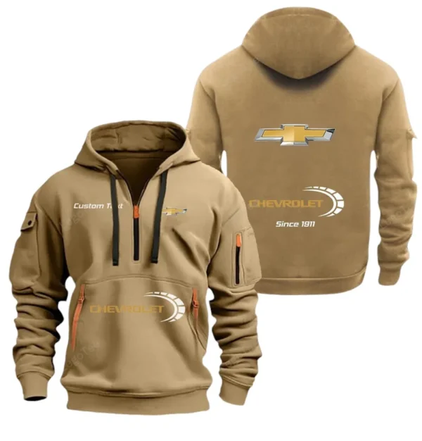Roadster Hoodie Half Zipper, Exclusive Logo Hoodie For Roadster Enthusiasts CAR052 - Image 4