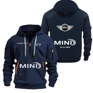 Hoodie Half Zipper Exclusive Logo Gift For Car Chic Commuter Enthusiasts CAR052