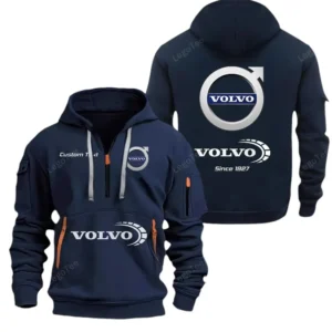 Premium European Ride Hoodie Half Zipper, Exclusive Logo Hoodie For Premium European Ride Enthusiasts CAR052