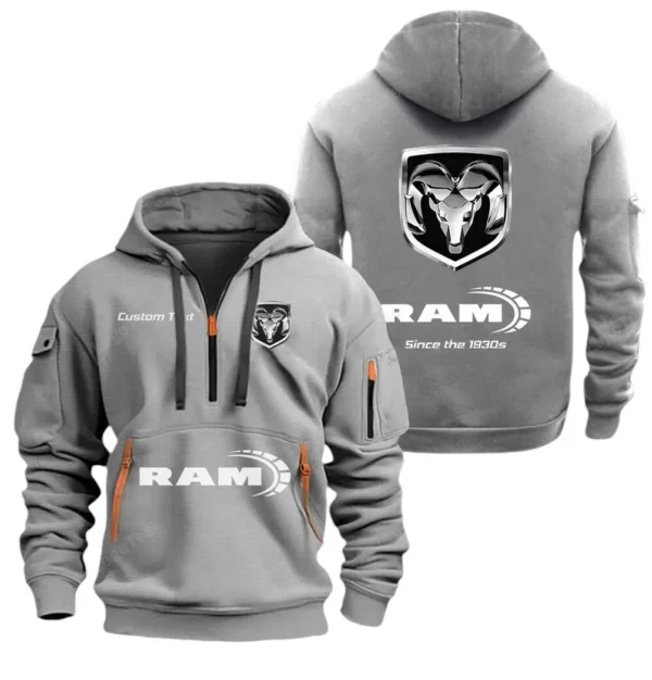 Hoodie Half Zipper Exclusive Logo Gift For Utility Vehicle Enthusiasts CAR052 - Image 3