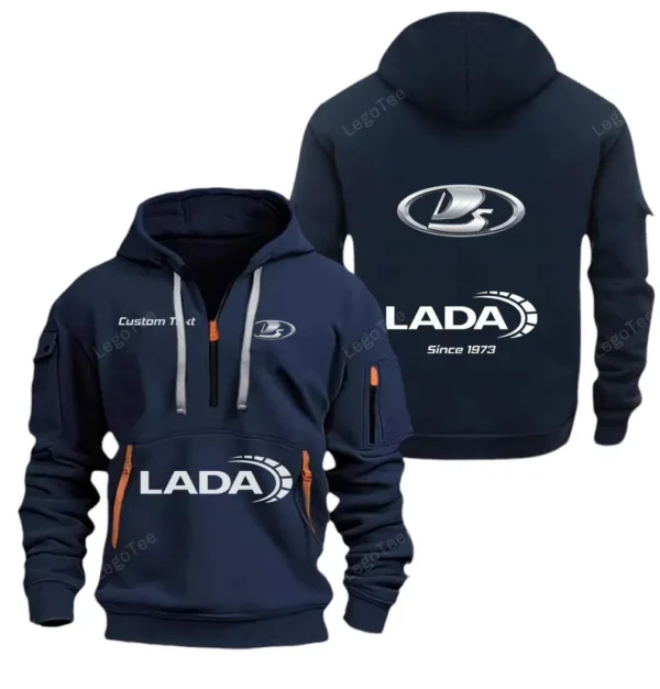 Economy Car Hoodie Half Zipper, Exclusive Logo Hoodie For Economy Car Enthusiasts CAR052