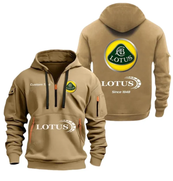 Sports Car Hoodie Half Zipper, Exclusive Logo Hoodie For Sports Car Enthusiasts CAR052 - Image 4