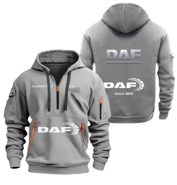 Heavy Hauler Hoodie Half Zipper, Exclusive Logo Hoodie For Heavy Hauler Enthusiasts CAR052 - Image 3