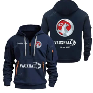Hoodie Half Zipper Exclusive Logo Gift For British Car Enthusiasts CAR052