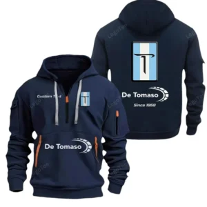 Hoodie Half Zipper Exclusive Logo Gift For Track Monster Enthusiasts CAR052
