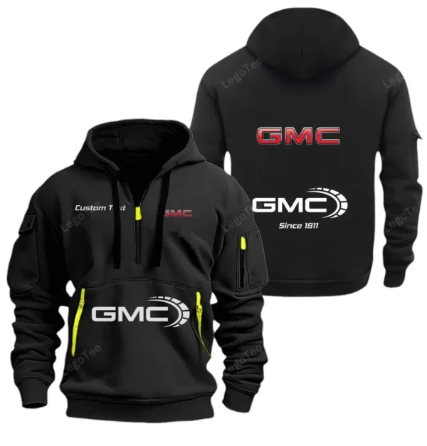 Hoodie Half Zipper Exclusive Logo Gift For Strong Utility Auto Enthusiasts CAR052 - Image 2