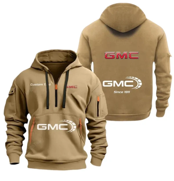 Hoodie Half Zipper Exclusive Logo Gift For Strong Utility Auto Enthusiasts CAR052 - Image 4