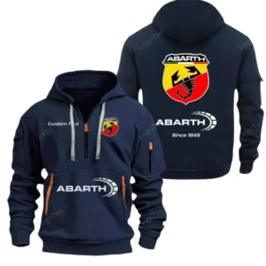 Hoodie Half Zipper Exclusive Logo Gift For Italian Racing Car Enthusiasts CAR052