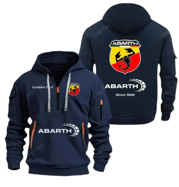 Hoodie Half Zipper Exclusive Logo Gift For Italian Racing Car Enthusiasts CAR052