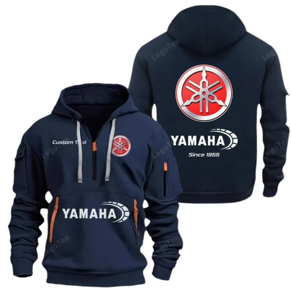 Hoodie Half Zipper Exclusive Logo Gift For Off-Road Bike Enthusiasts CAR052
