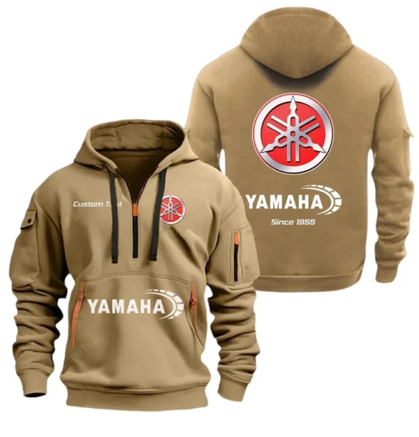 Hoodie Half Zipper Exclusive Logo Gift For Off-Road Bike Enthusiasts CAR052 - Image 4