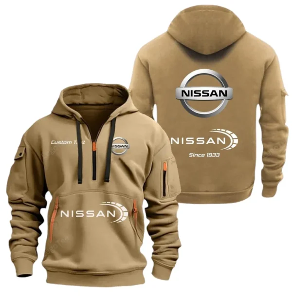 Hoodie Half Zipper Exclusive Logo Gift For Street Racer Enthusiasts CAR052 - Image 4
