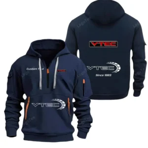 Hoodie Half Zipper Exclusive Logo Gift For Tuner Car Enthusiasts CAR052