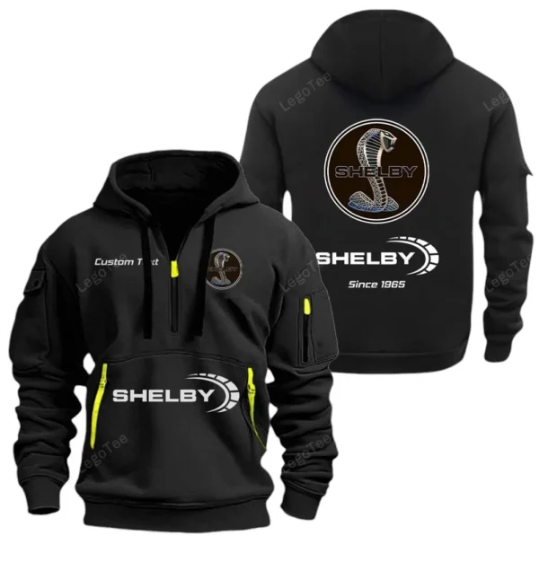 Hoodie Half Zipper Exclusive Logo Gift For Muscle Legend Enthusiasts CAR052 - Image 2