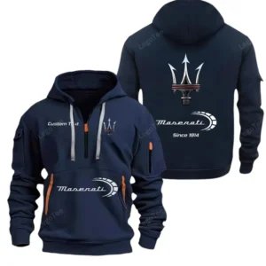 Hoodie Half Zipper Exclusive Logo Gift For Grand Tourer Enthusiasts CAR052