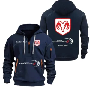 Hoodie Half Zipper Exclusive Logo Gift For Retro-Inspired Sedan Enthusiasts CAR052