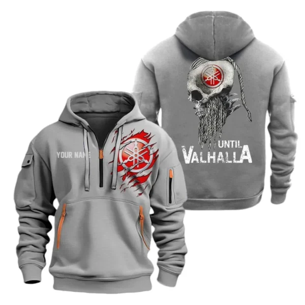 Hoodie Half Zipper Exclusive Logo Gift For Off-Road Bike Enthusiasts CAR072 - Image 3