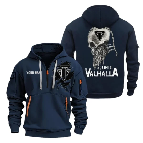 Hoodie Half Zipper Exclusive Logo Gift For Legendary Two-Wheeler Enthusiasts CAR072