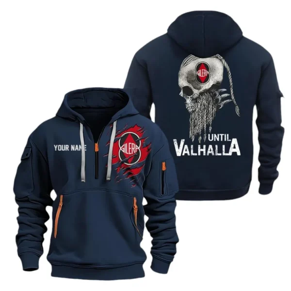 Hoodie Half Zipper Exclusive Logo Gift For Sporty Scooter Enthusiasts CAR072