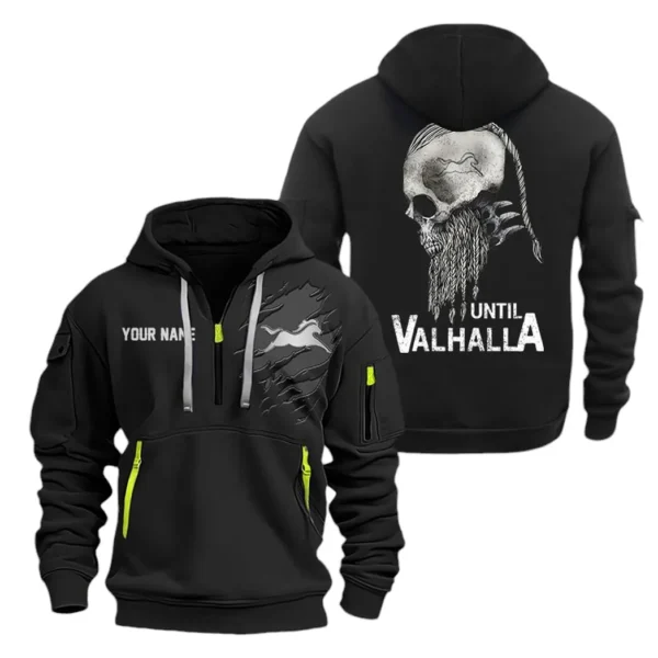 Hoodie Half Zipper Exclusive Logo Gift For Urban Commuter Bike Enthusiasts CAR072 - Image 2