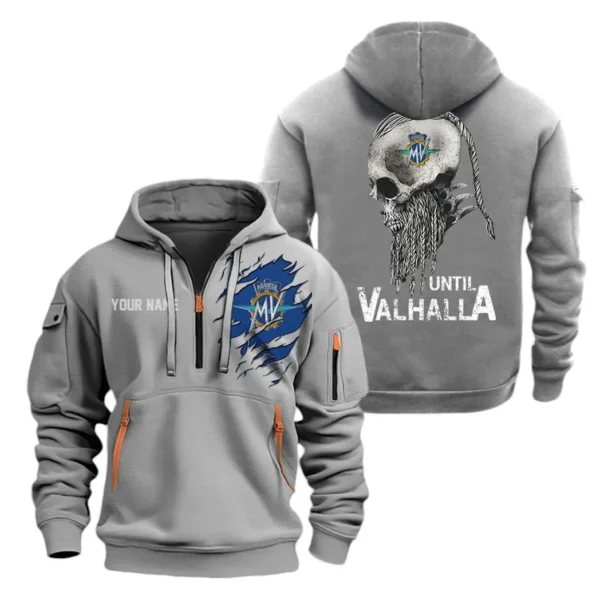 Hoodie Half Zipper Exclusive Logo Gift For Sport Motorcycle Enthusiasts CAR072 - Image 3