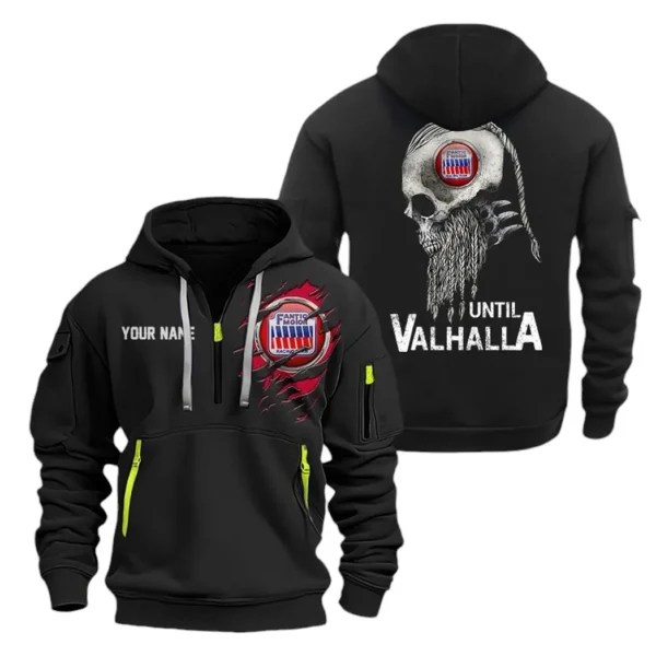 Hoodie Half Zipper Exclusive Logo Gift For Off-Road Motorcycle Enthusiasts CAR072 - Image 2