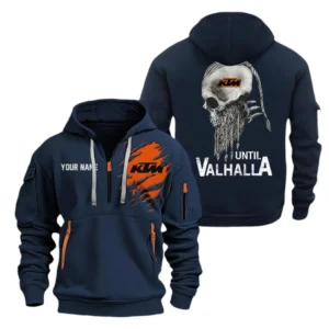 Hoodie Half Zipper Exclusive Logo Gift For Motocross Motorcycle Enthusiasts CAR072