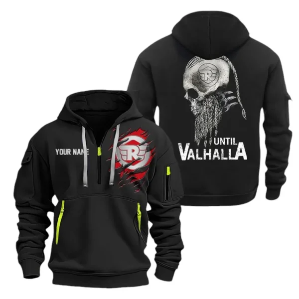 Hoodie Half Zipper Exclusive Logo Gift For Classic Cruiser Enthusiasts CAR072 - Image 2