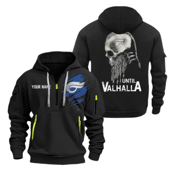 Hoodie Half Zipper Exclusive Logo Gift For Sport Bike Enthusiasts CAR072 - Image 2