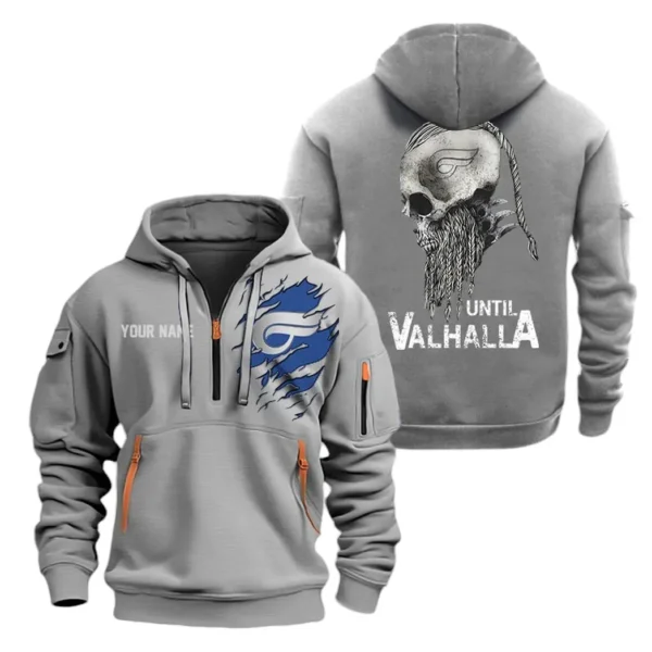 Hoodie Half Zipper Exclusive Logo Gift For Sport Bike Enthusiasts CAR072 - Image 3