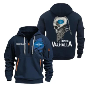 Hoodie Half Zipper Exclusive Logo Gift For Urban Motorcycle Enthusiasts CAR072