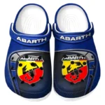 Personalized Racing Car Design Clog, Full Print Slip-On Footwear Gift for Car Lovers CAR177 - Blue