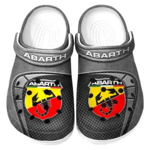 Automotive Theme Rally Car Clog with Full Print Design, Stylish Everyday Comfort for Car Enthusiasts CAR177 - Gray