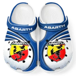 All Over Print Compact Sports Car Clog, Automotive Lifestyle Inspired Shoes for Car Enthusiasts CAR181 - Blue
